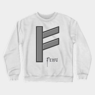 Fehu Rune Crewneck Sweatshirt